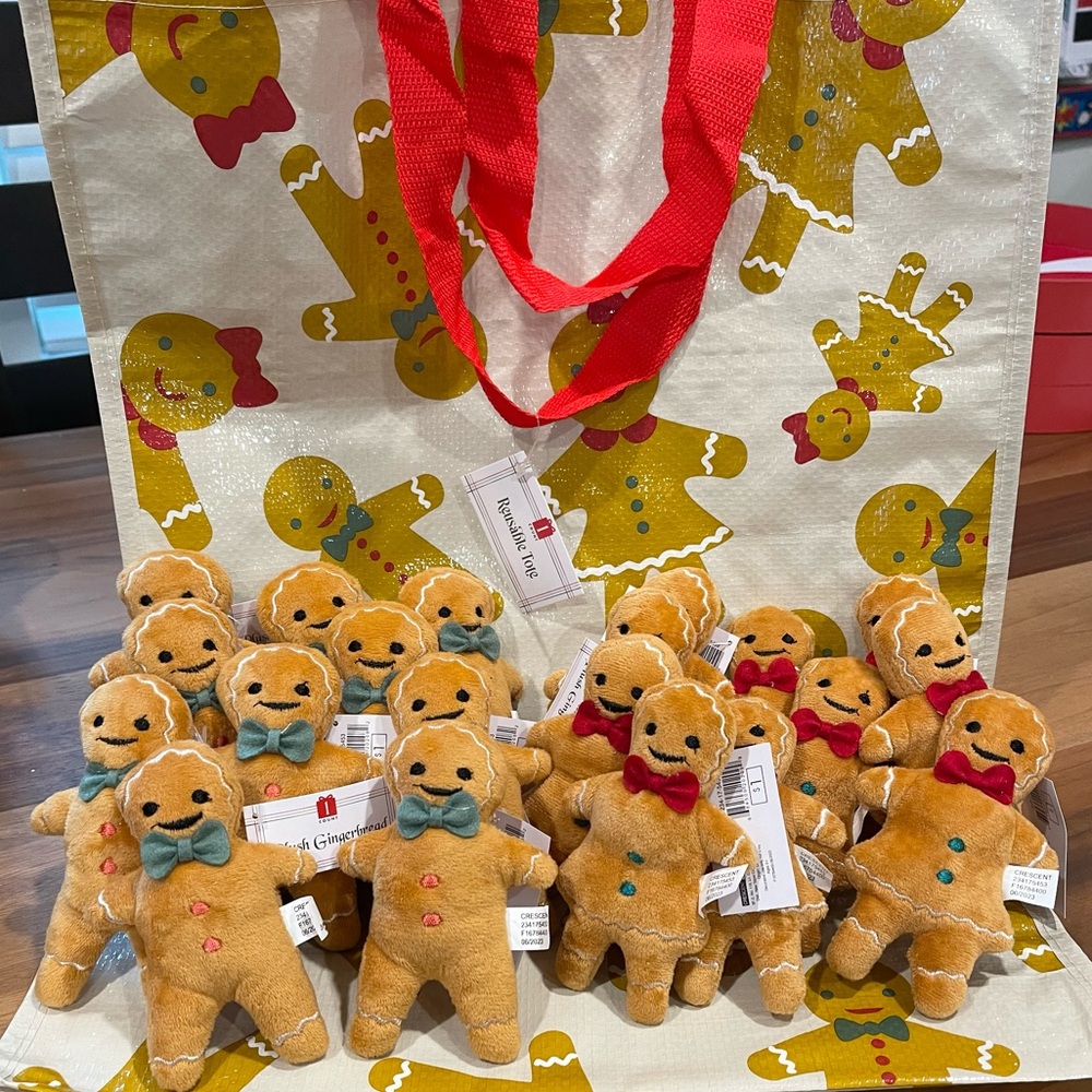 Mini Gingerbread Girl or Boy Plush - Bullseye’s Playground Christmas